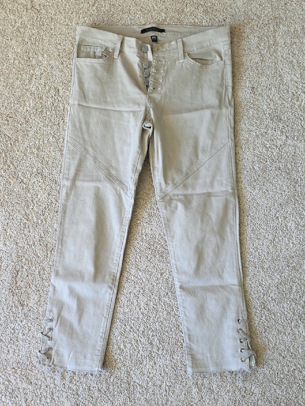 Khaki Skinny Jeans